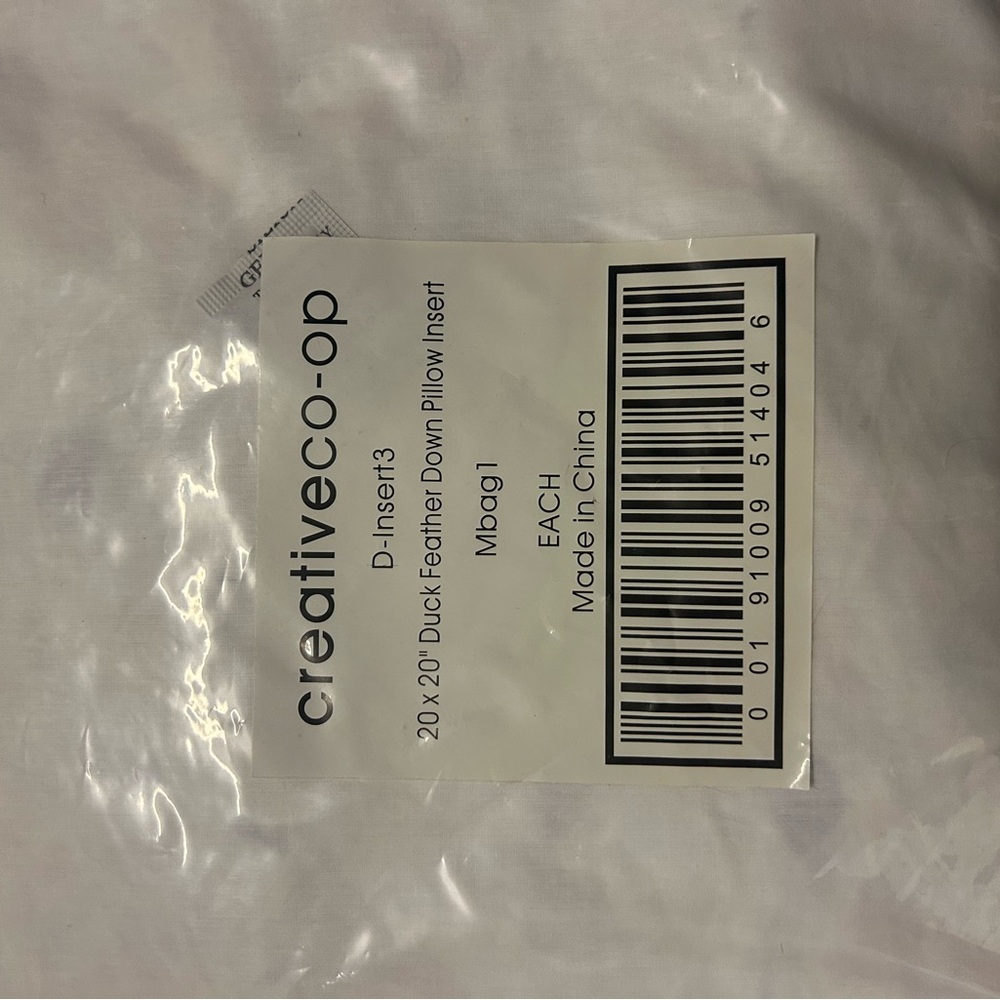 Creative Co-Op Premium Duck Feather Pillow Insert